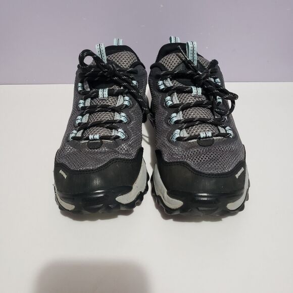 Merrell Speed Strike Gray Black Aqua Women's Sneakers Sz 8 - Picture 4 of 9